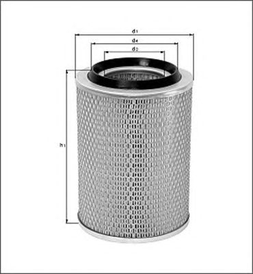 MAGNETI MARELLI 154096555230 -  Воздушный фильтр